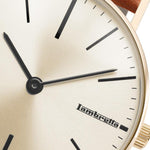 Cesare 42 Gold Cognac Orologio Gioielli Duo kit - Lambretta Watches - Lambrettawatches
