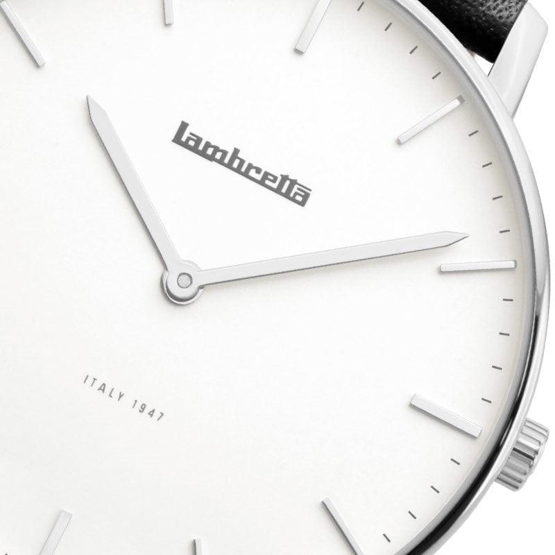 Classico 40 Argento Bianco Nero - Lambretta Watches - Lambrettawatches