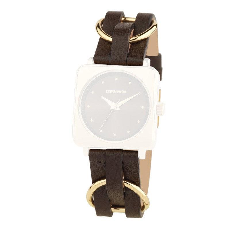 Cinturino in pelle Cassola Lady Brown/Gold (18mm) - Lambretta Watches - Lambrettawatches