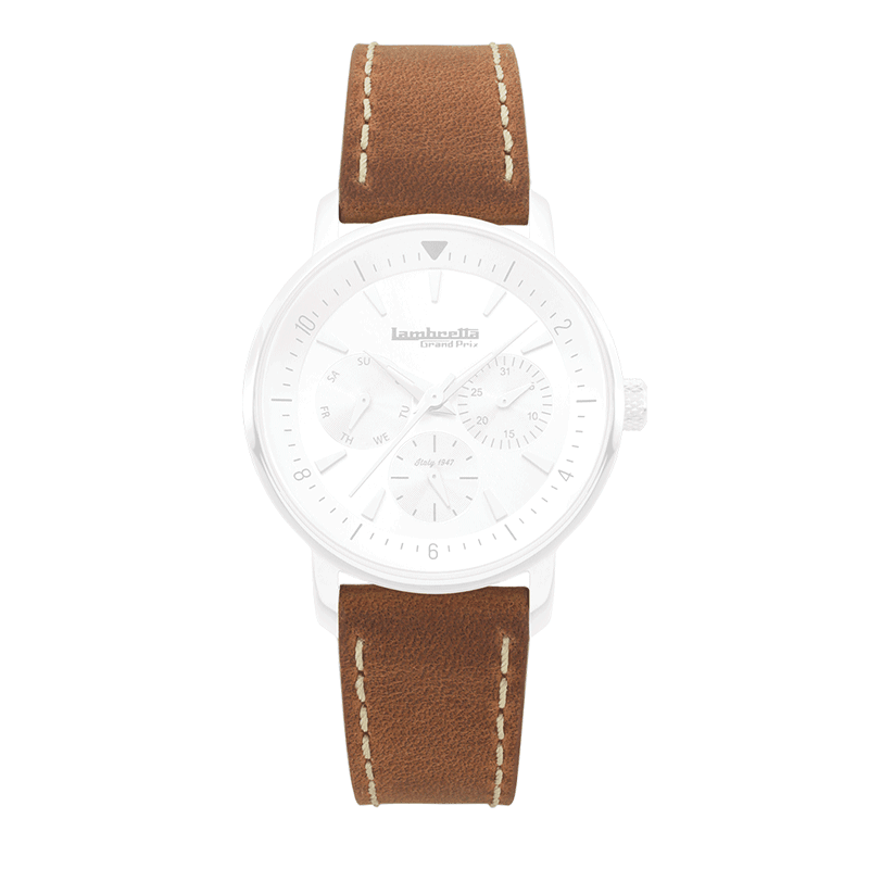Cinturino in pelle Imola (18mm) Marrone - Lambretta Watches - Lambrettawatches